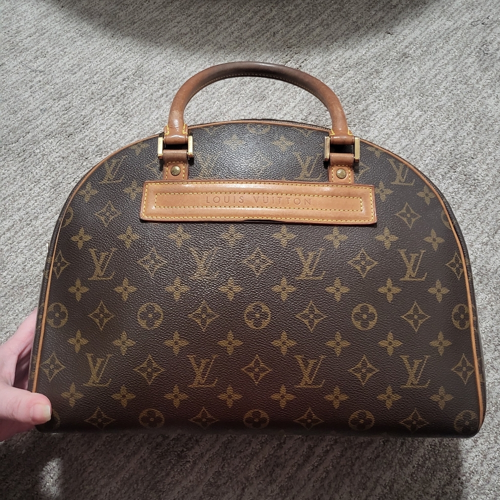 Louis Vuitton LV Nolita Bowler Satchel Bag Monogram Comes with an LV Lock & Key - Picture 3 of 17